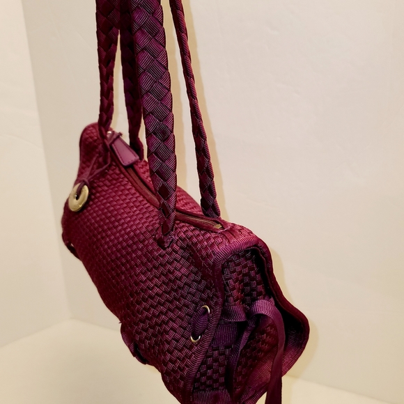 The Sak purple crocheted NWOT barrel purse - Picture 16 of 16